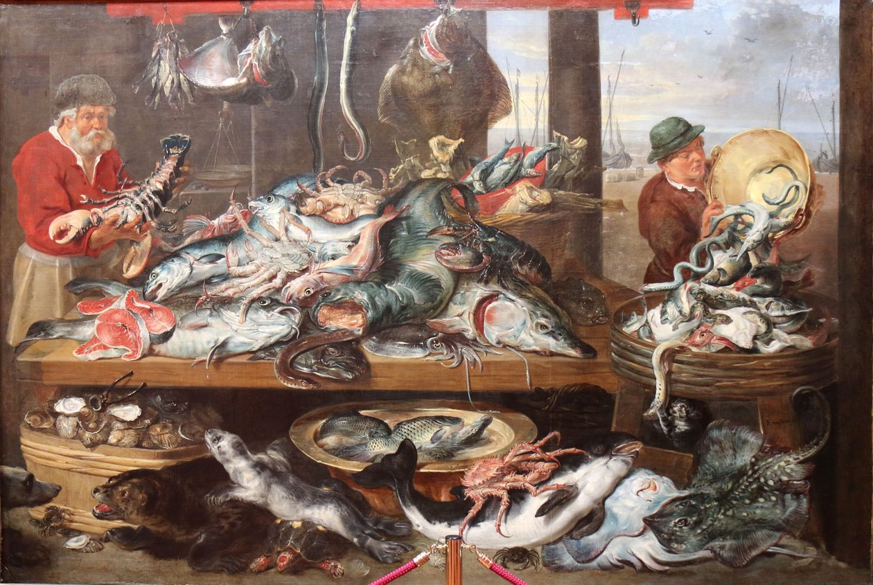 Der Fischmarkt von Frans Snyders or Snijders