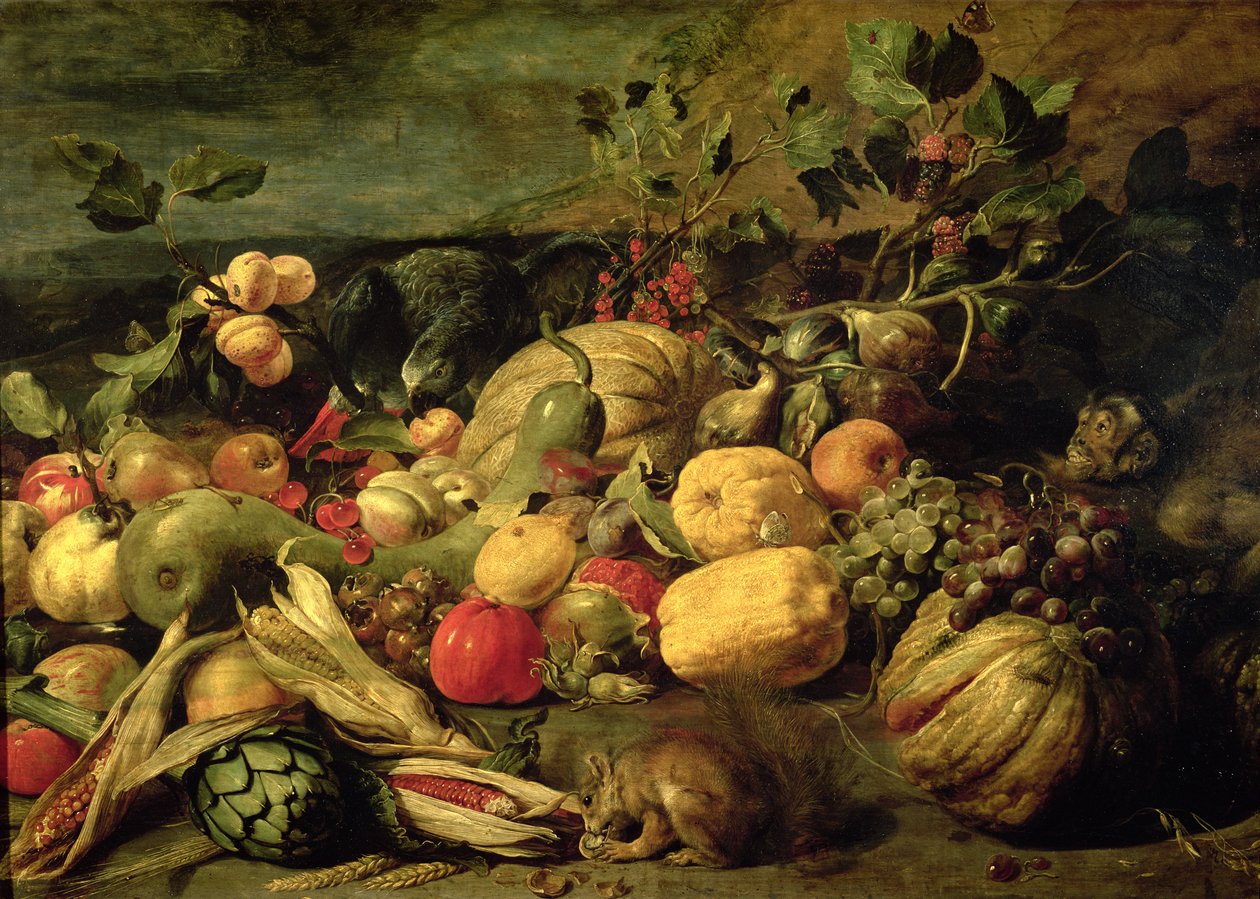 Stillleben mit Früchten und Gemüse von Frans Snyders or Snijders