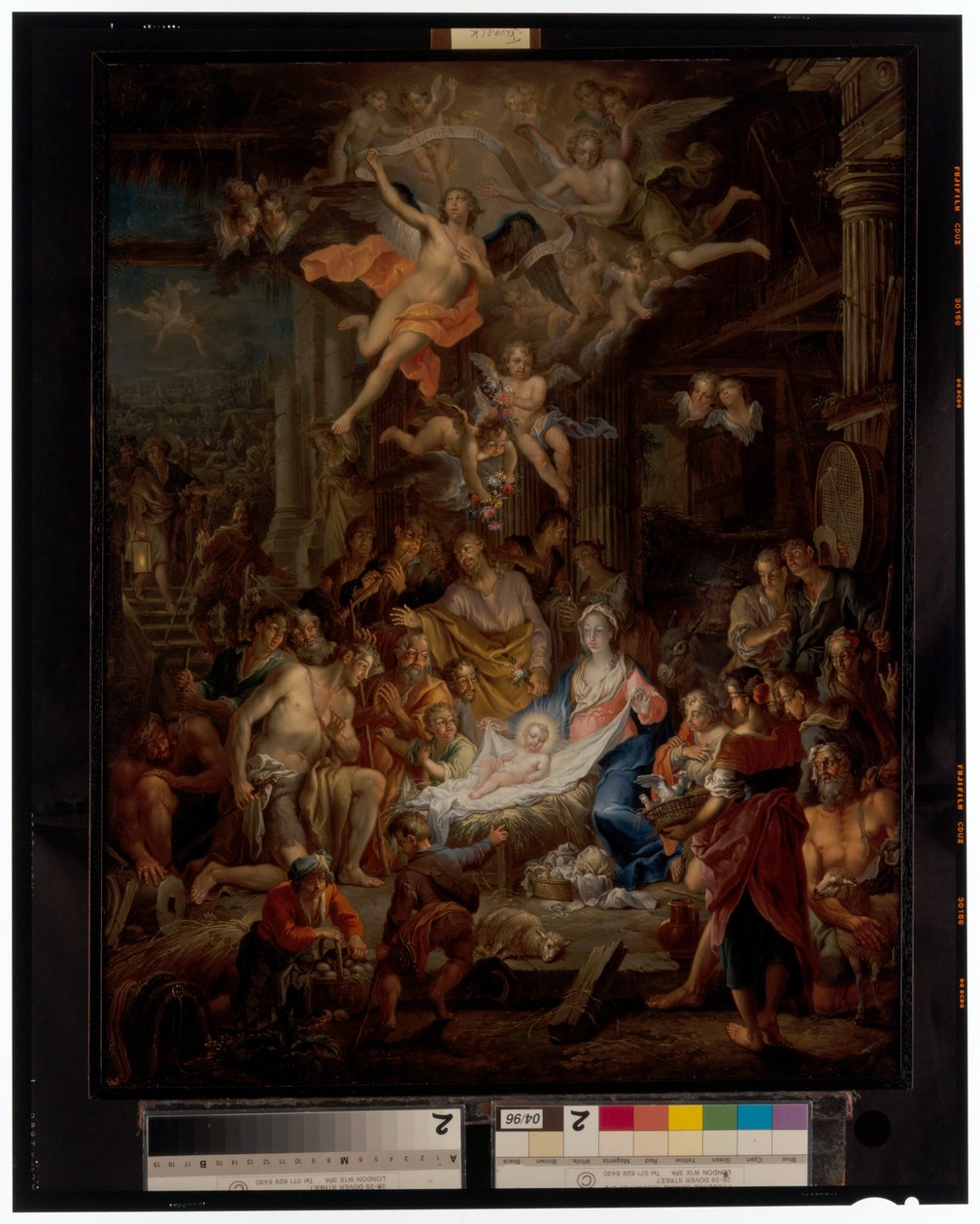 Die Anbetung der Hirten von Frans Christoph Janneck