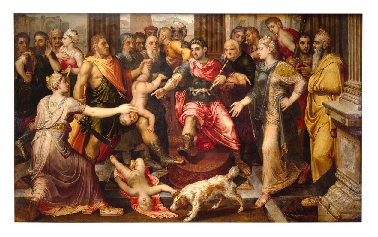 Das Urteil Salomos von Frans Floris