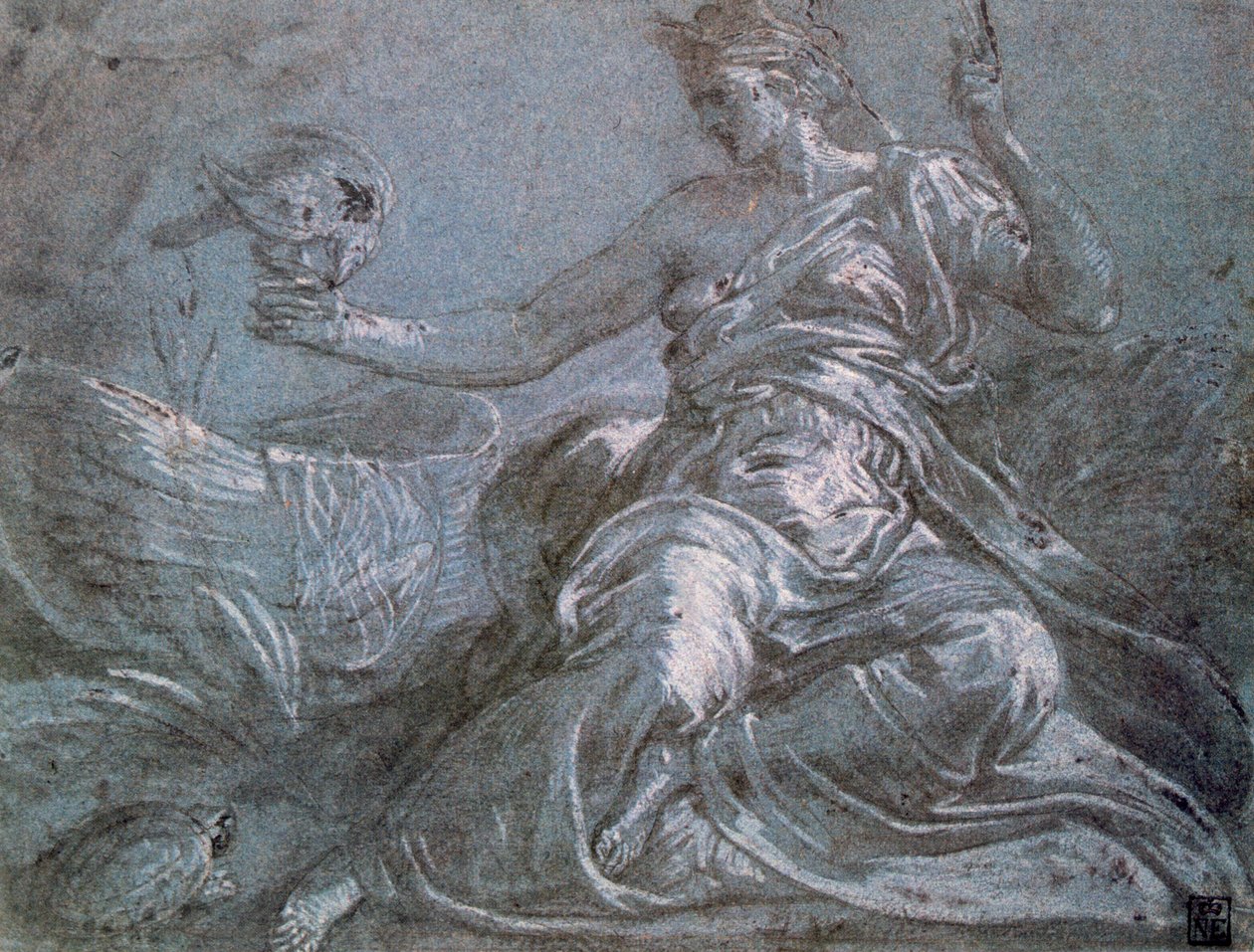 Die Allegorie des Tastsinns von Frans Floris