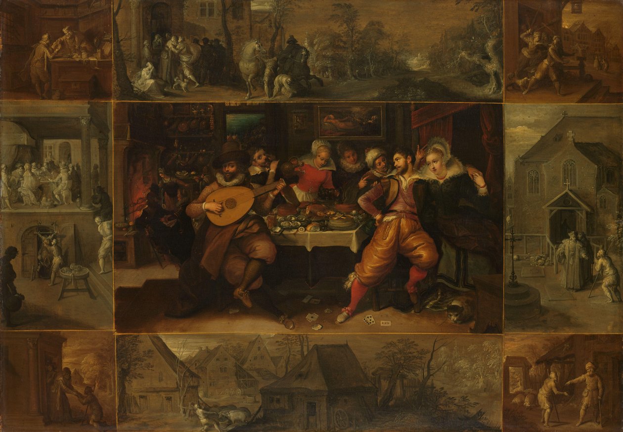 Das Gleichnis vom verlorenen Sohn von Frans Francken (II)