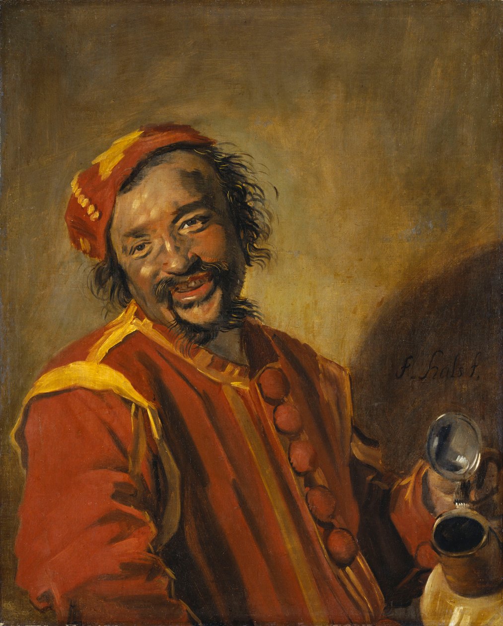 Der lustige Zecher / Herr Peeckelhaering von Frans Hals