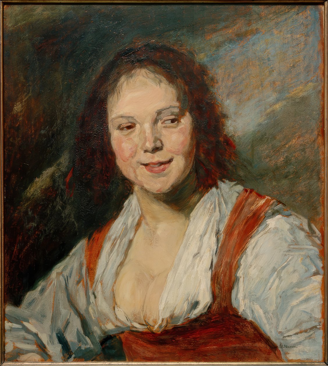 Kopie der Bohémienne von Frans Hals von Frans Hals