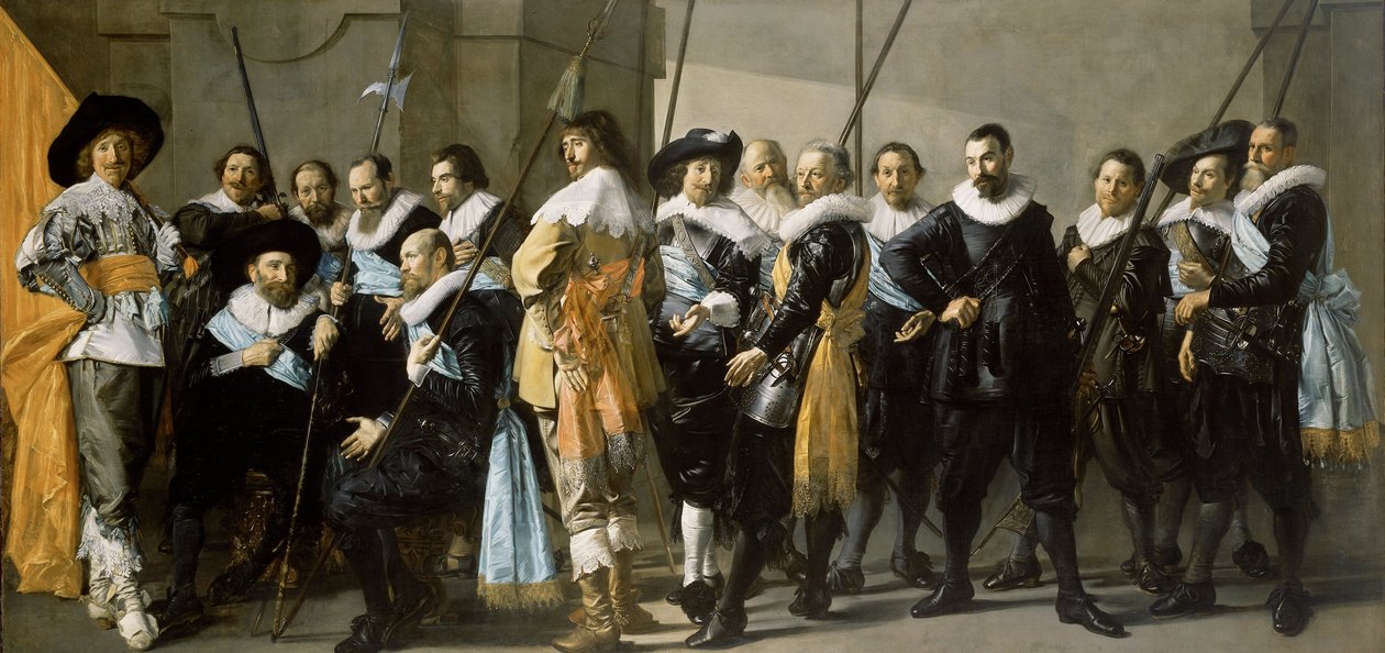 Die magere Gesellschaft von Frans Hals