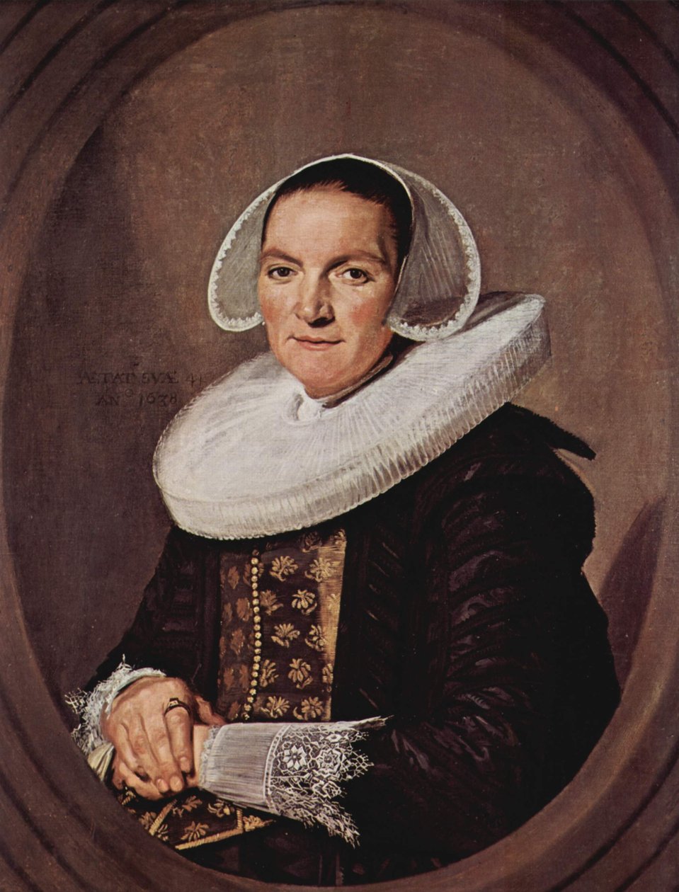 Porträt einer Frau von Frans Hals