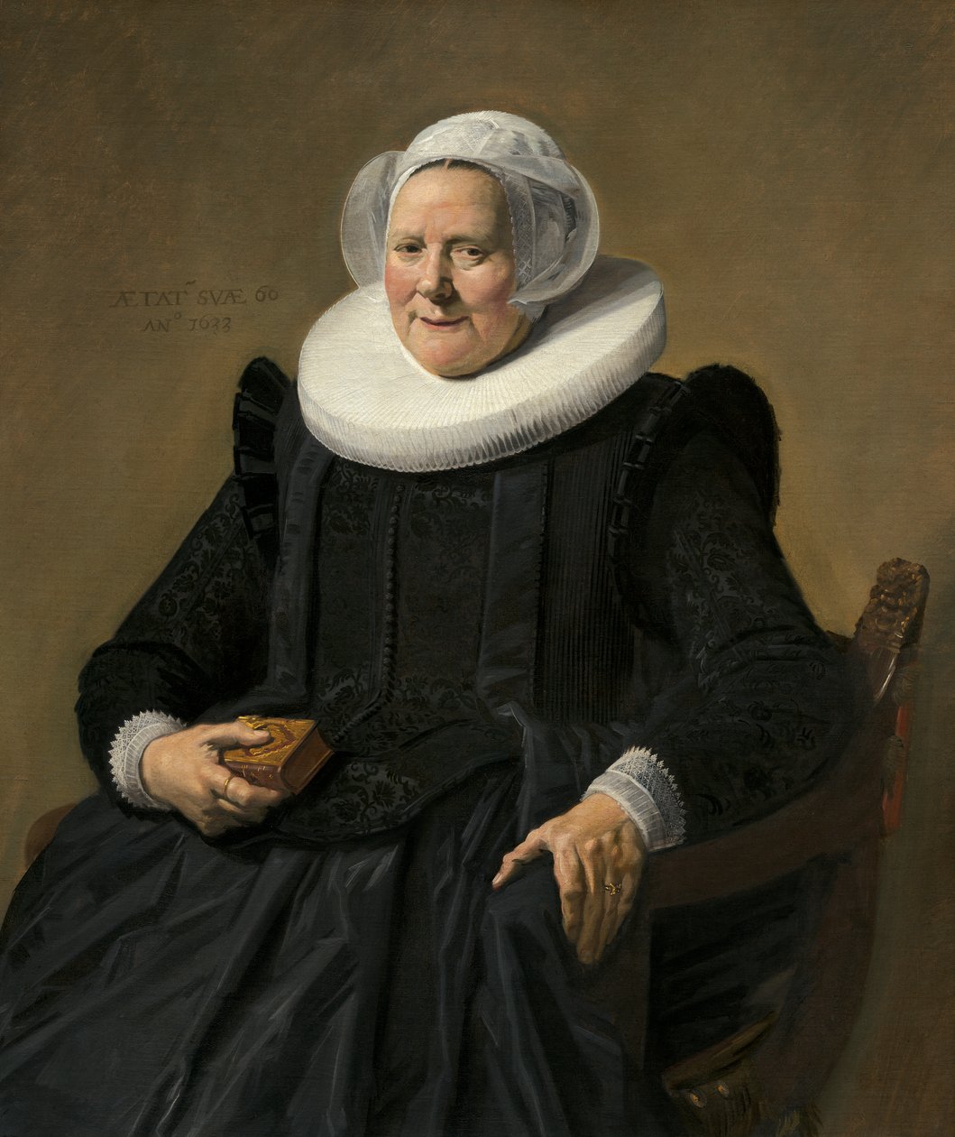 Porträt einer älteren Dame von Frans Hals