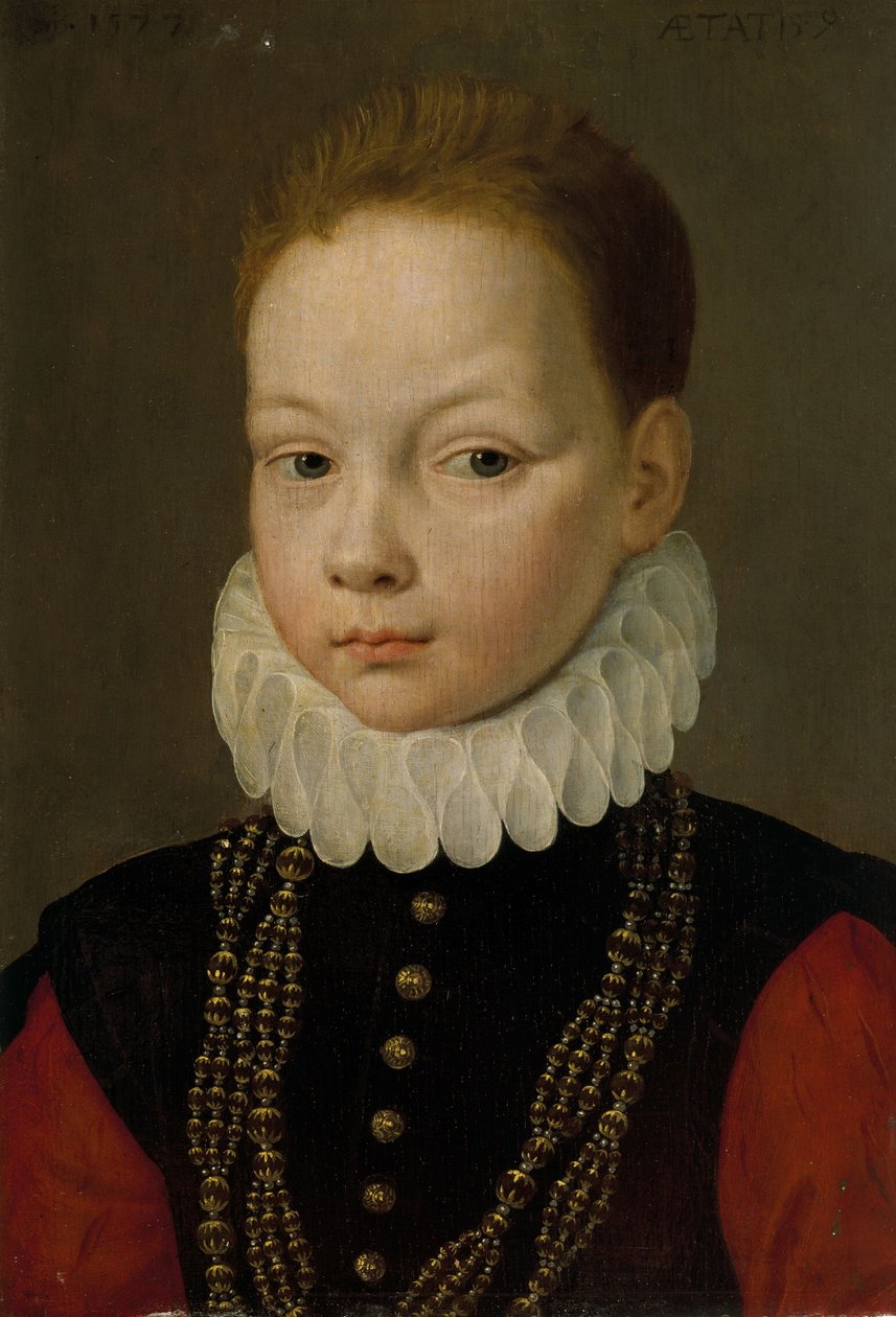 Porträt eines neunjährigen Jungen von Frans I Pourbus