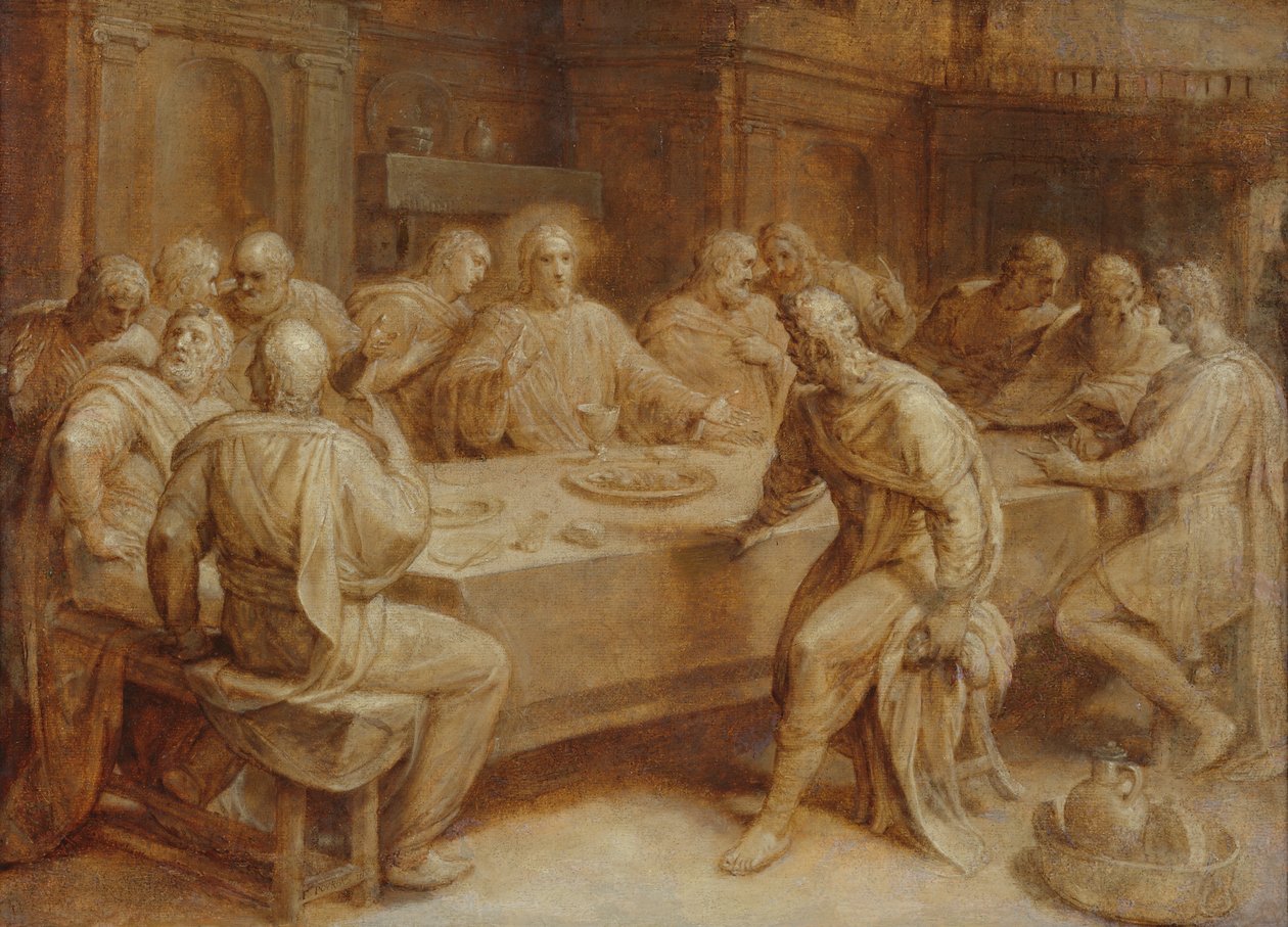 Das letzte Abendmahl von Frans I Pourbus