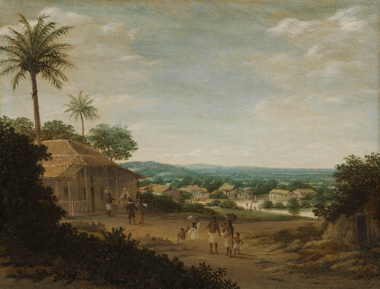 Brasilianisches Dorf von Frans Post