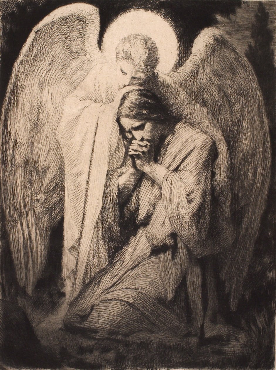 Christus im Garten Gethsemane von Frans Schwartz