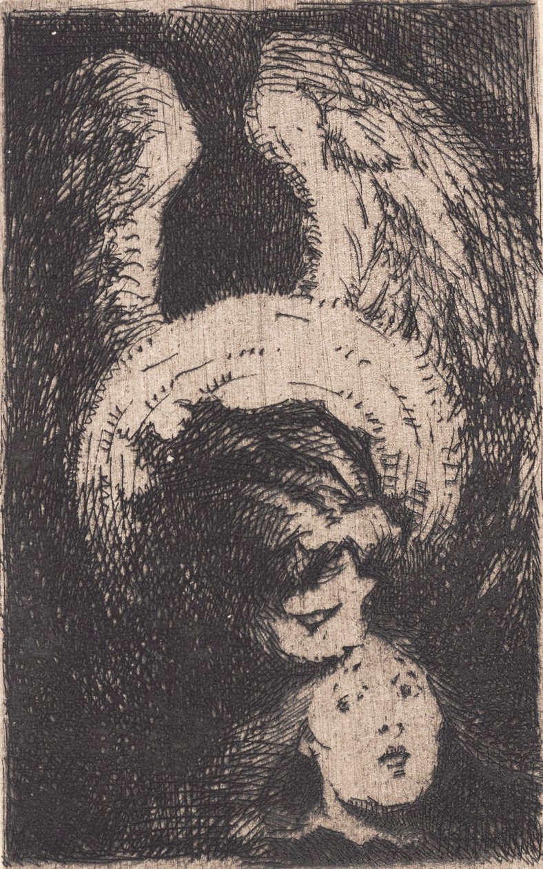Silvesterabend 1893. Probeplatte von Frans Schwartz