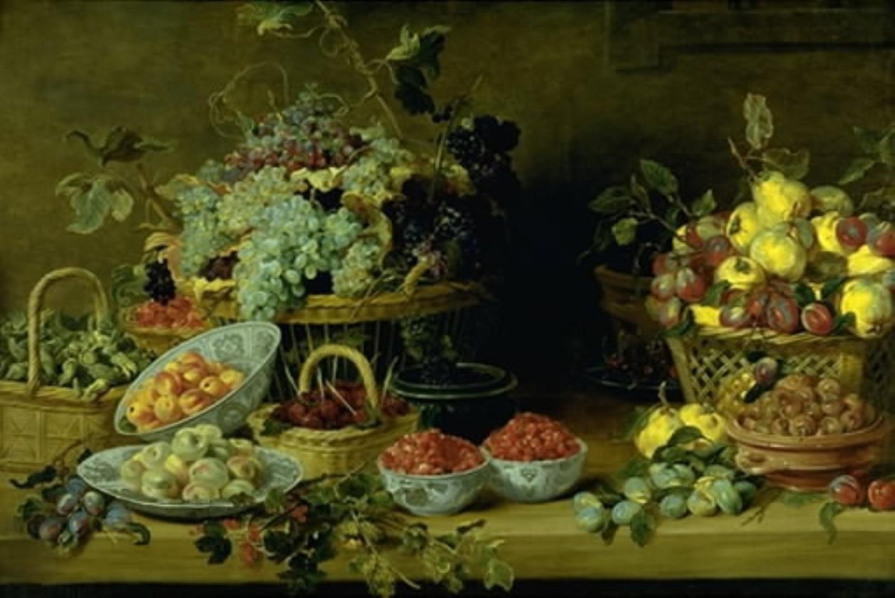 Stillleben mit Früchten auf einem Tisch von Frans Snijders