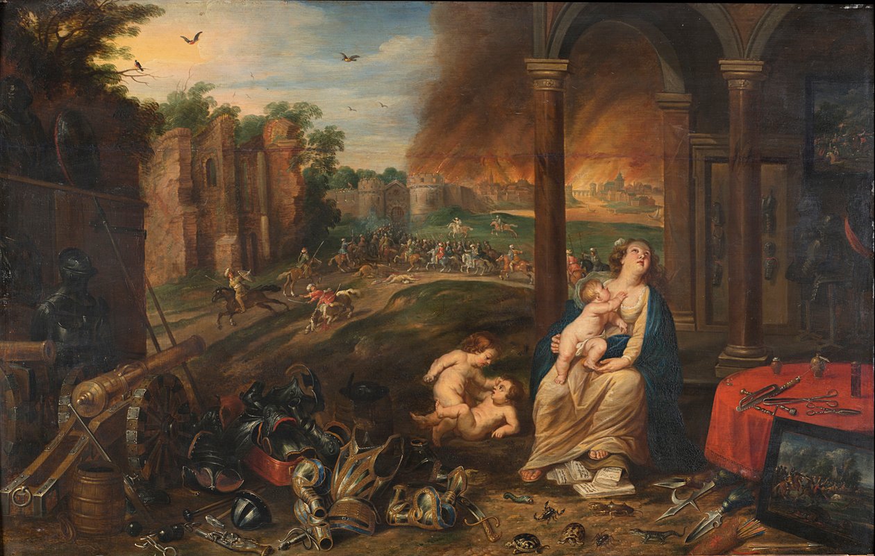 Die Allegorie des Tastsinns von Frans Wouters