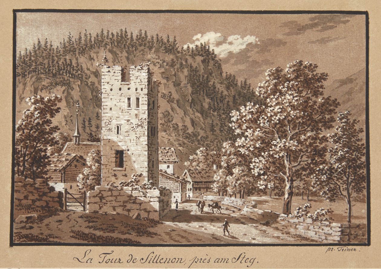 Schweizer Aussicht von Frans Xaver Triner
