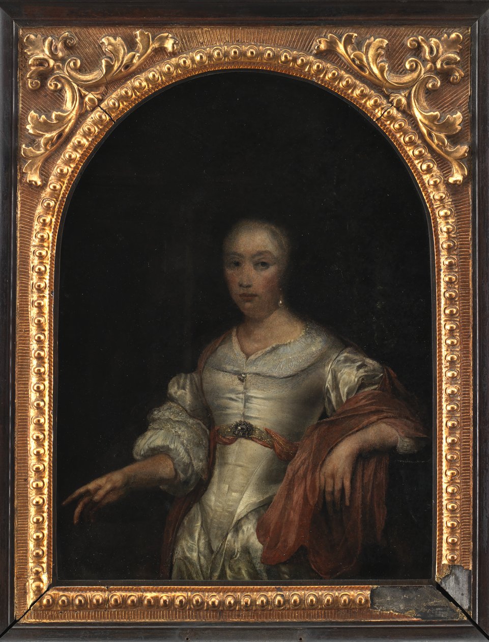 Porträt einer Dame von Frans van I Mieris