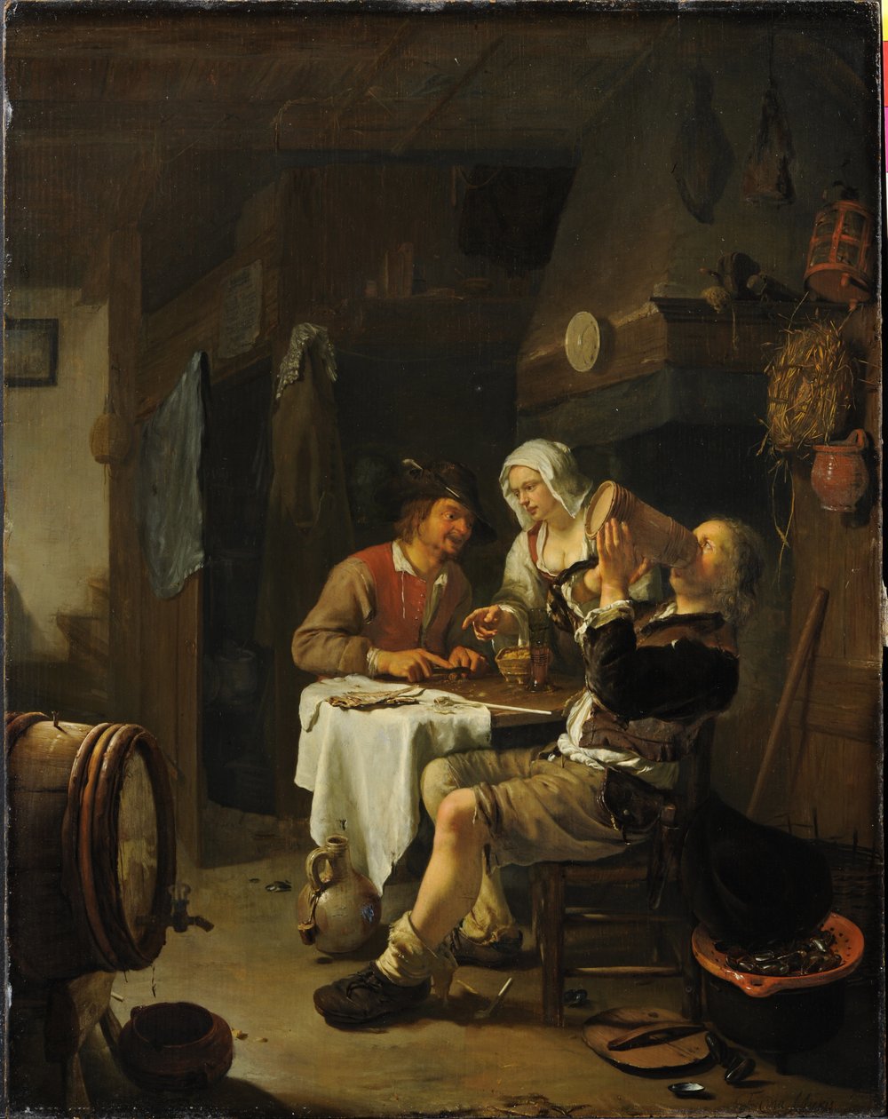 Tavernenszene von Frans van Mieris the Elder