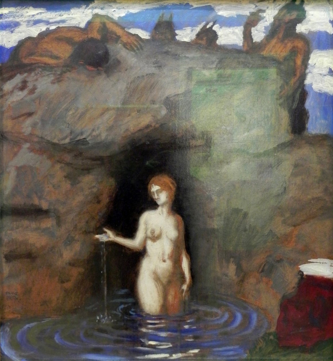 Quellnymphe und Faune von Franz von Stuck