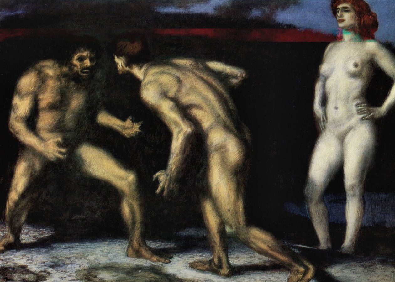 Der Kampf um die Frau von Franz von Stuck