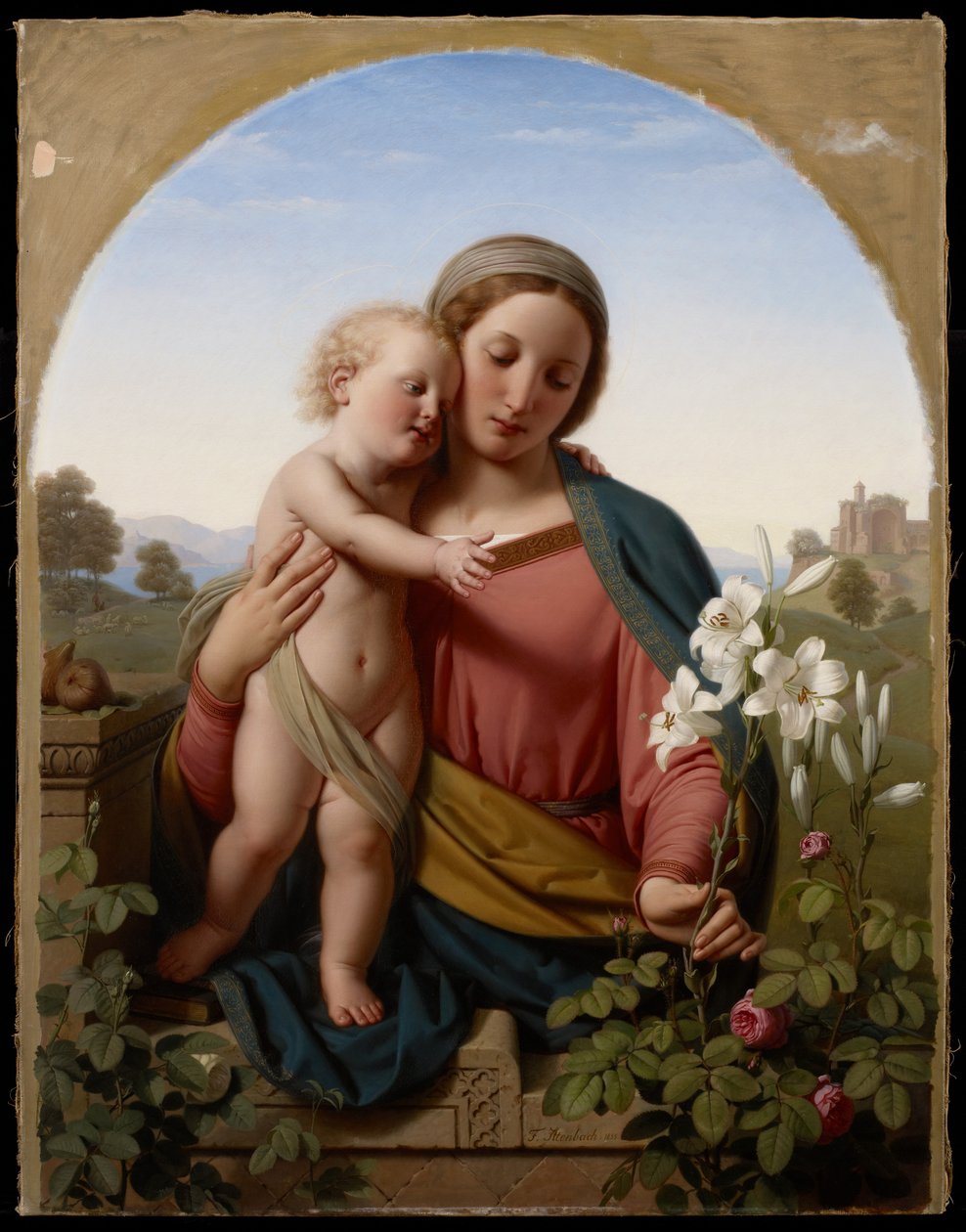 Madonna und Kind, 1855 von Franz Ittenbach
