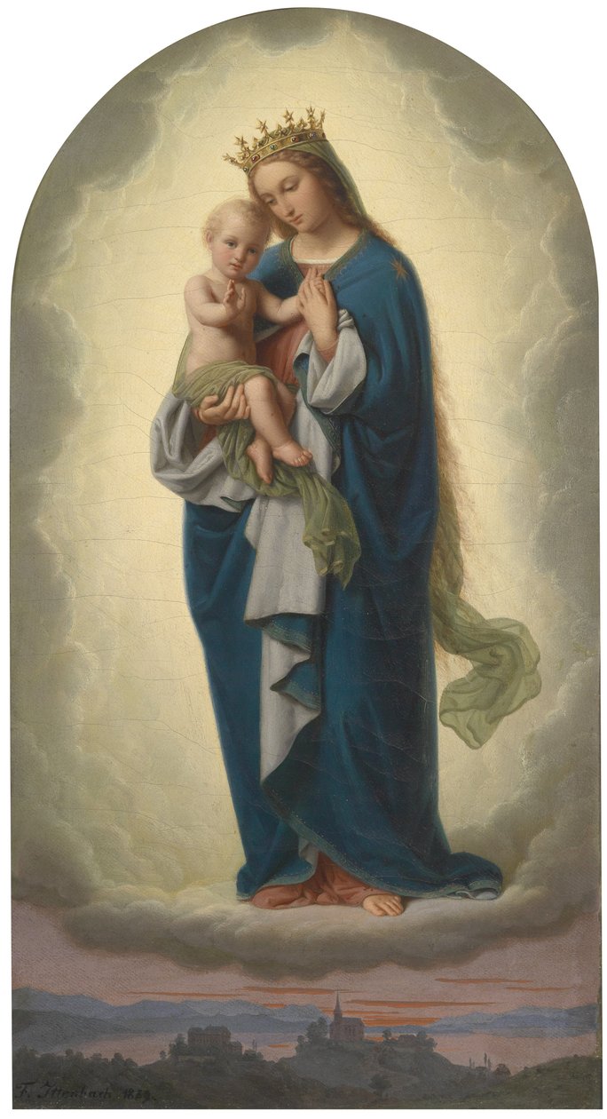 Madonna mit Kind von Franz Ittenbach