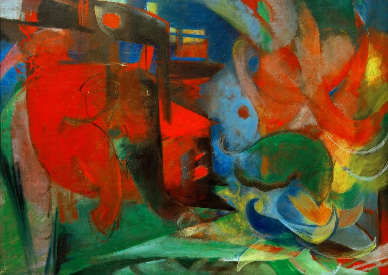 Abstrakte Formen II von Franz Marc
