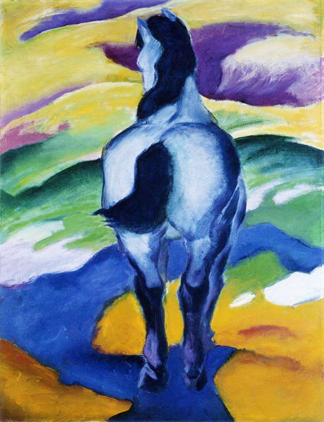 Blaues Pferd von Franz Marc