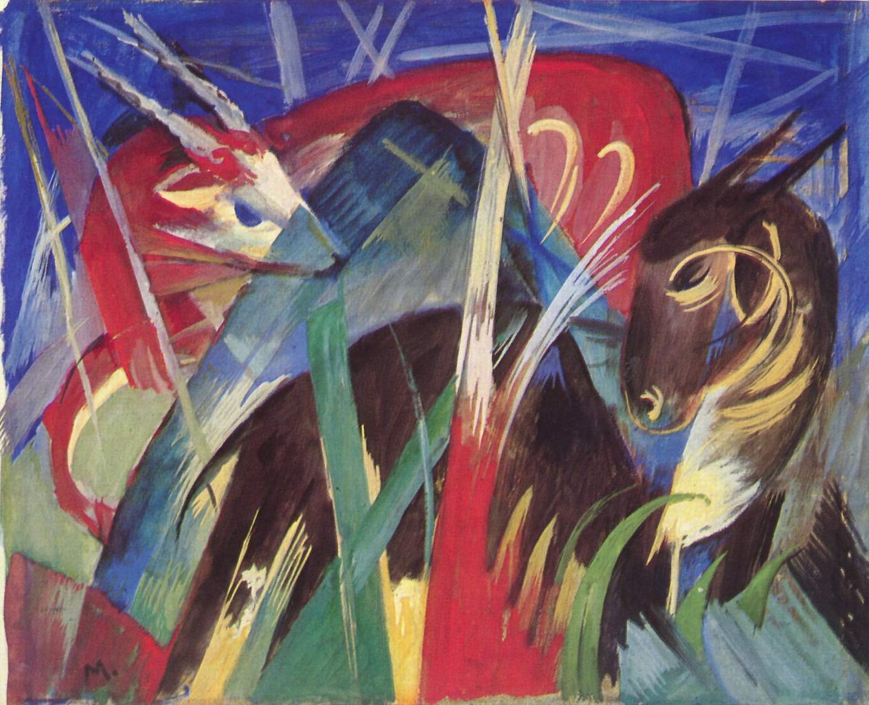 Fabeltiere von Franz Marc
