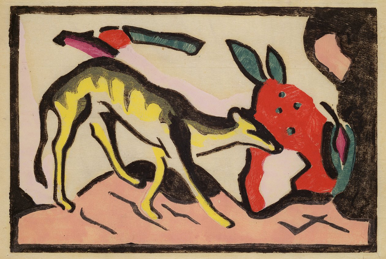 Faultier, 1912 von Franz Marc