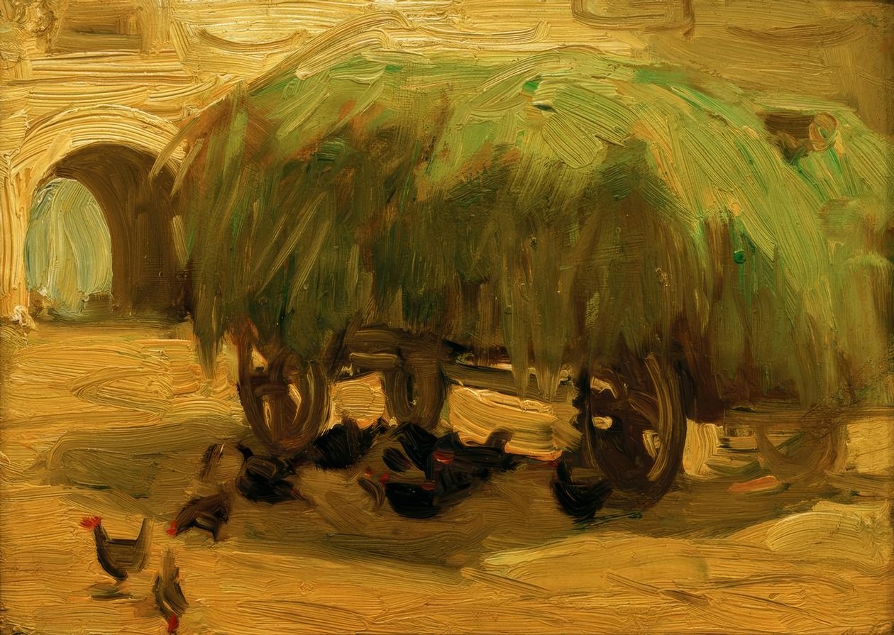 Heuwagen von Franz Marc