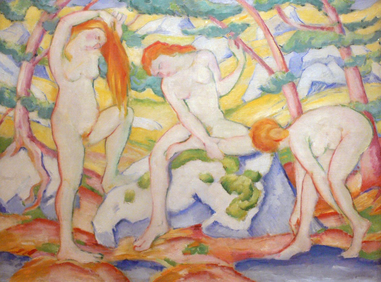 Öl auf Leinwand von Franz Marc