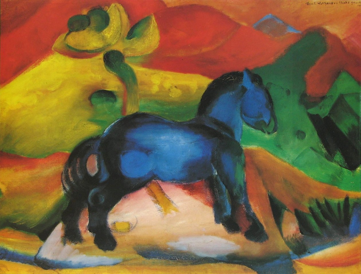 Das blaue Pferdchen von Franz Marc