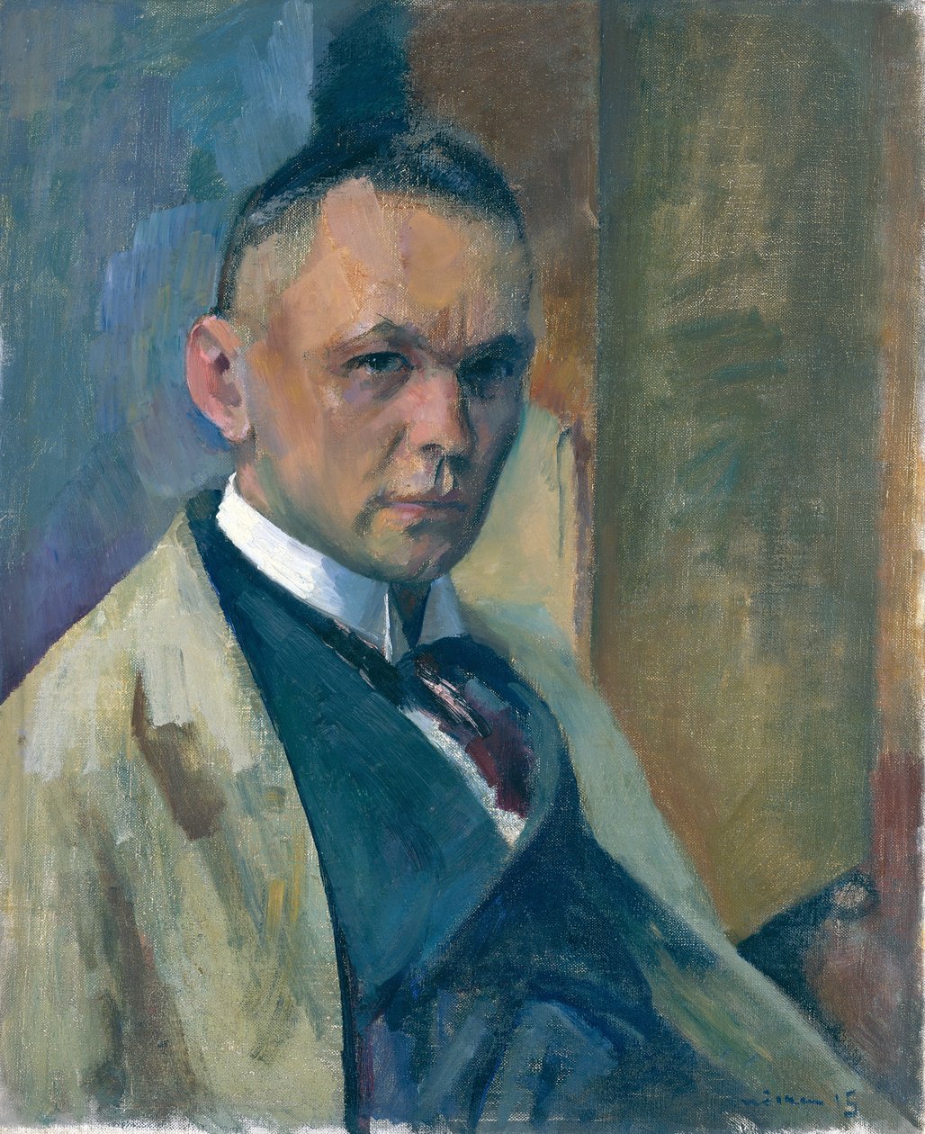 Selbstporträt von Franz Nolken