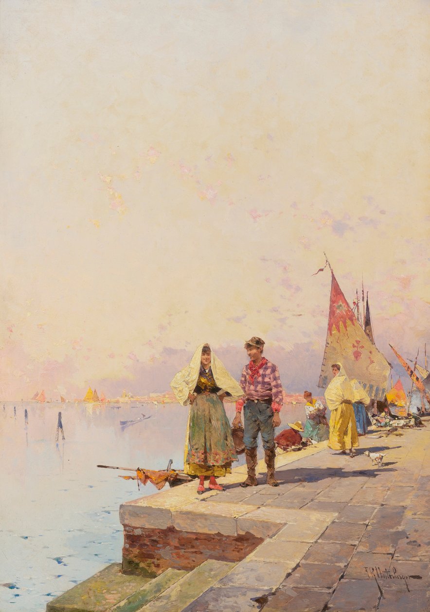 Sonniger Tag in Venedig von Franz Richard Unterberger