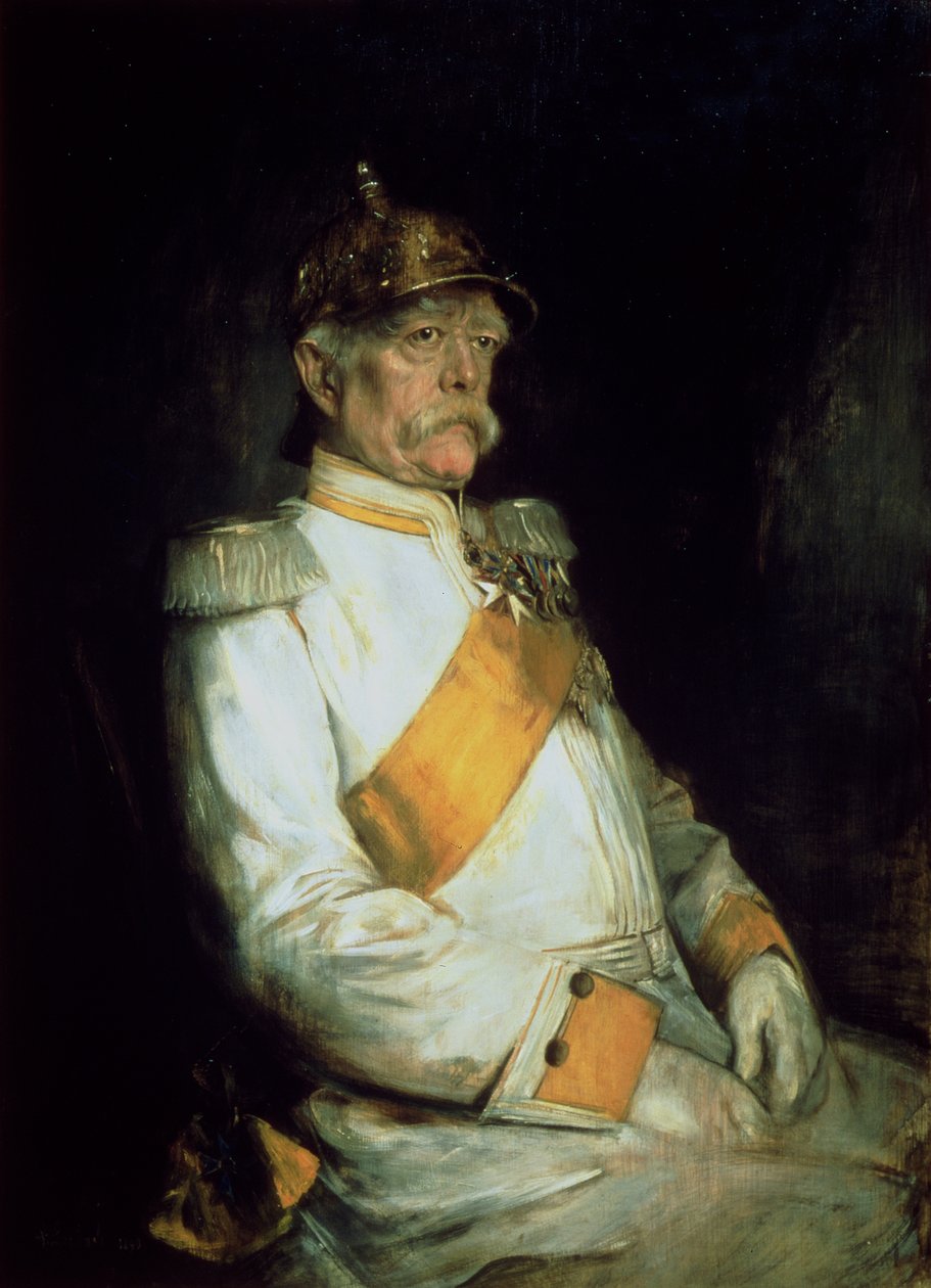 Kanzler Otto von Bismarck (1815-98) 1890 von Franz Seraph von Lenbach