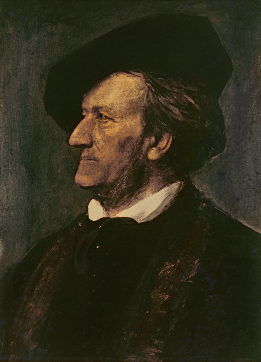 Porträt von Richard Wagner (1813-83) von Franz Seraph von Lenbach