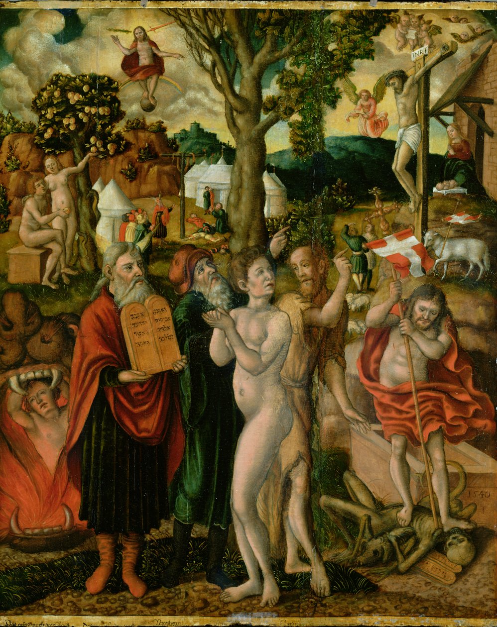 Fall und Erlösung, 1540 von Franz Timmermann