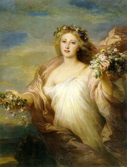 Der Frühling von Franz Xaver Winterhalter