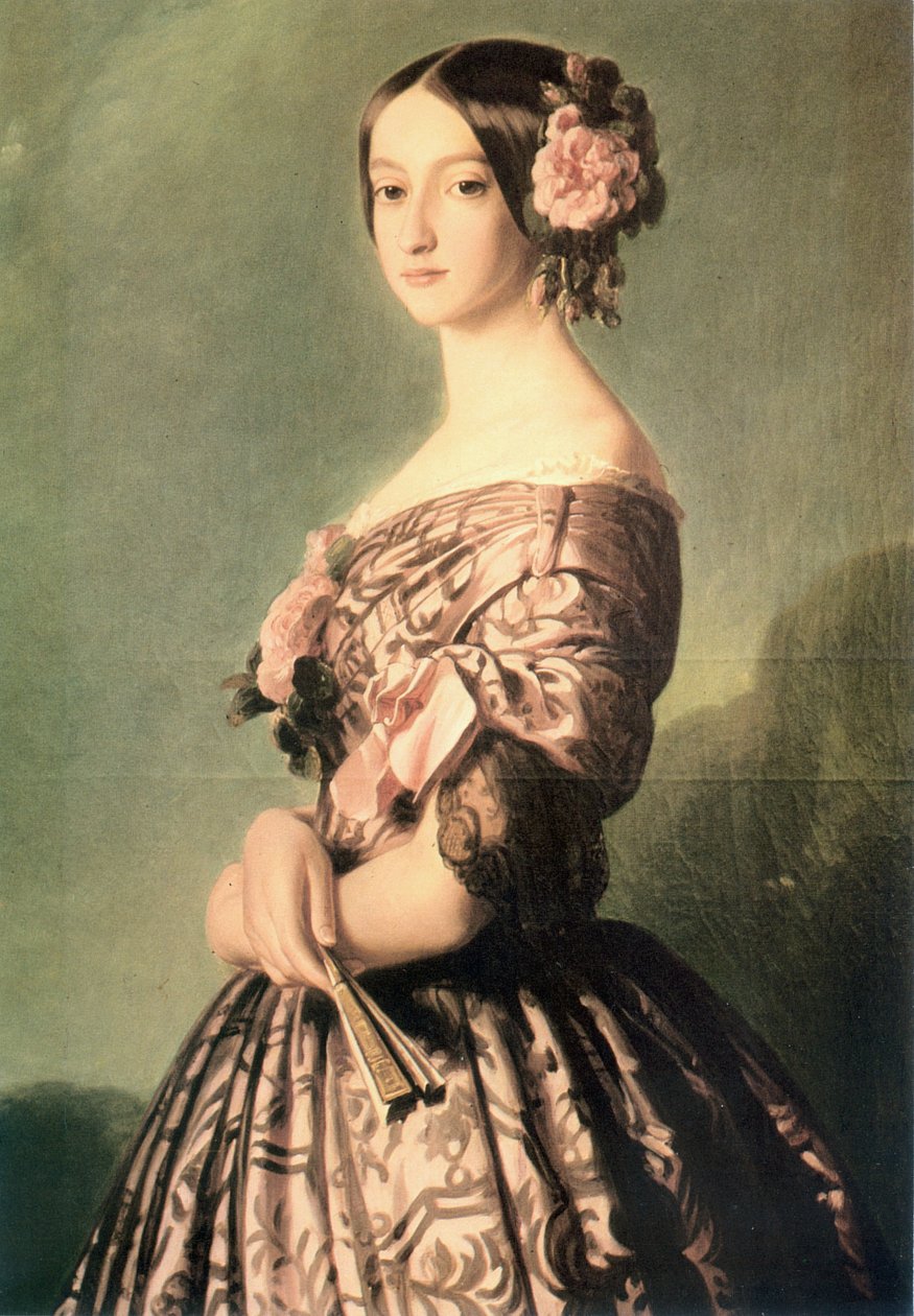 Porträt der Franziska Caroline Gonzaga von Franz Xaver Winterhalter