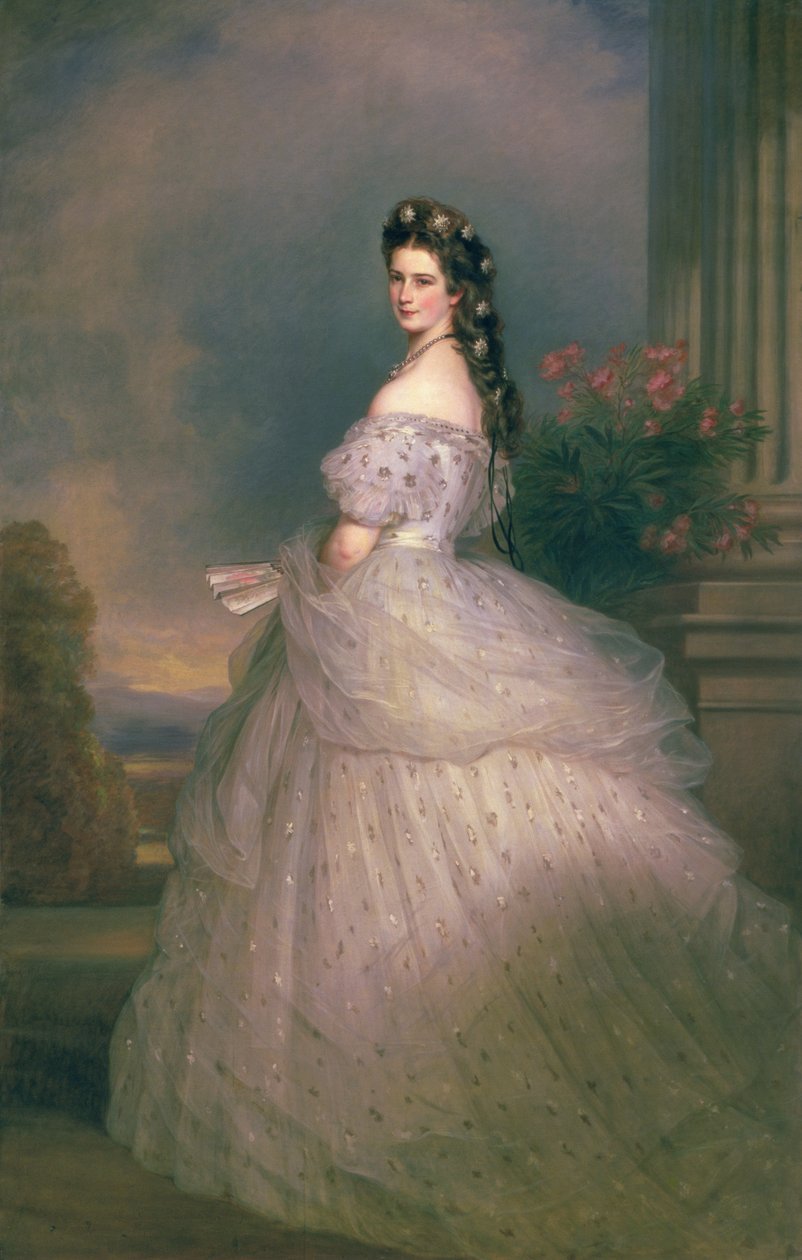 Elisabeth von Bayern (1837-98), Kaiserin von Österreich, Ehefrau von Kaiser Franz Joseph von Österreich (1830-1916) von Franz Xaver Winterhalter