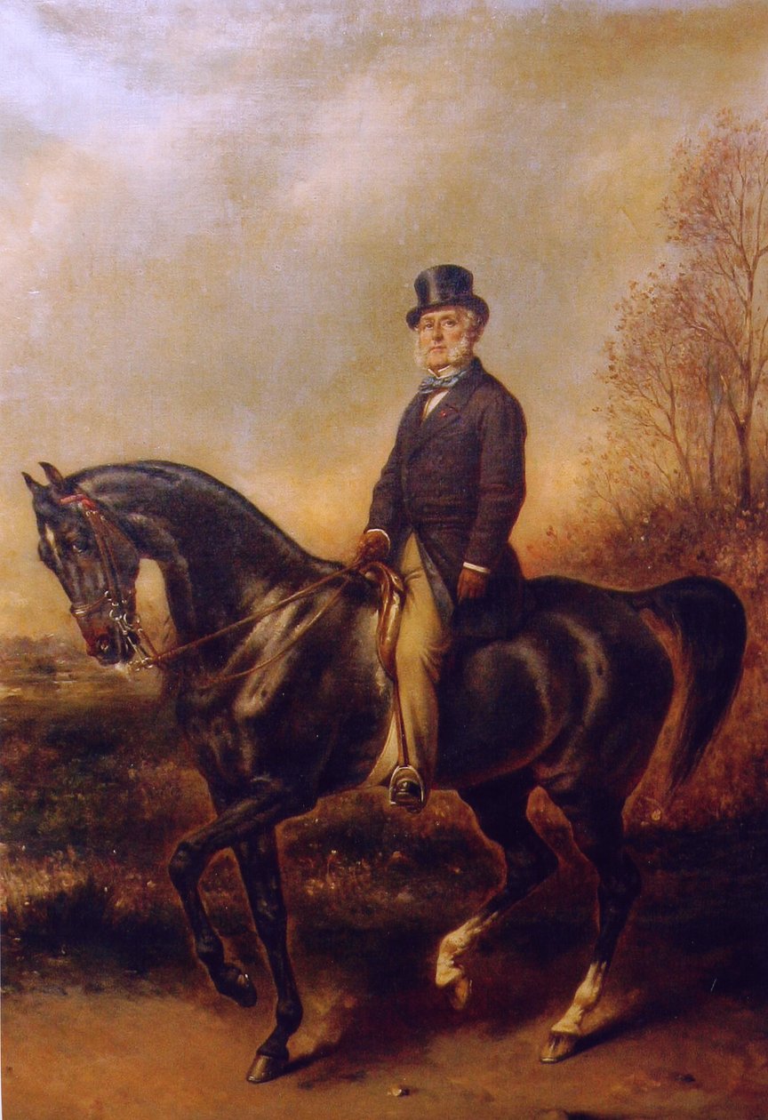 Reiterporträt von François Adolphe Akermann von Franz Xaver Winterhalter
