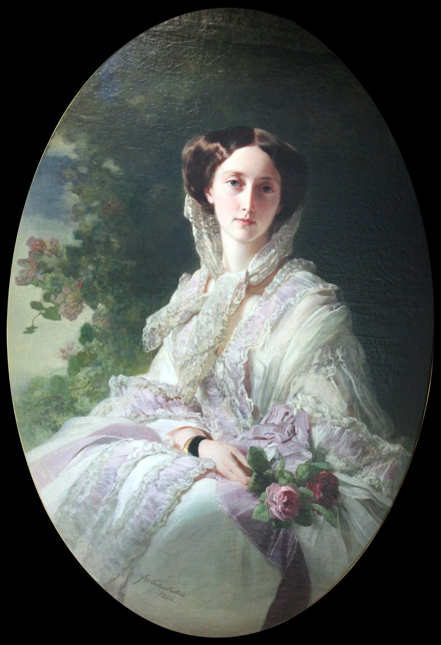 Kronprinzessin Olga von Württemberg (1822-1892) von Franz Xaver Winterhalter