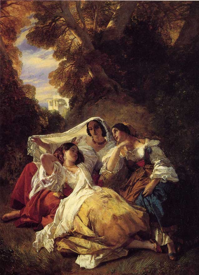 Die Siesta von Franz Xaver Winterhalter