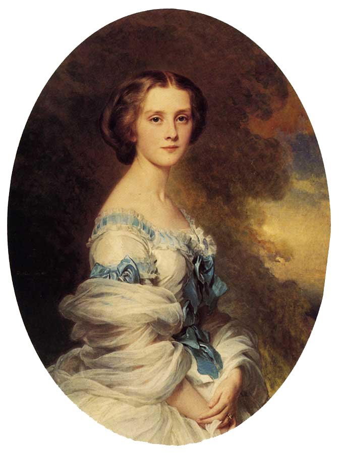 Melanie de Bussiere, Comtesse Edmond de Pourtalès von Franz Xaver Winterhalter