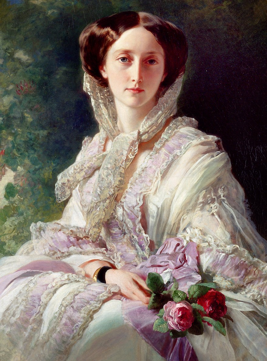 Porträt der Kronprinzessin Olga von Württemberg von Franz Xaver Winterhalter