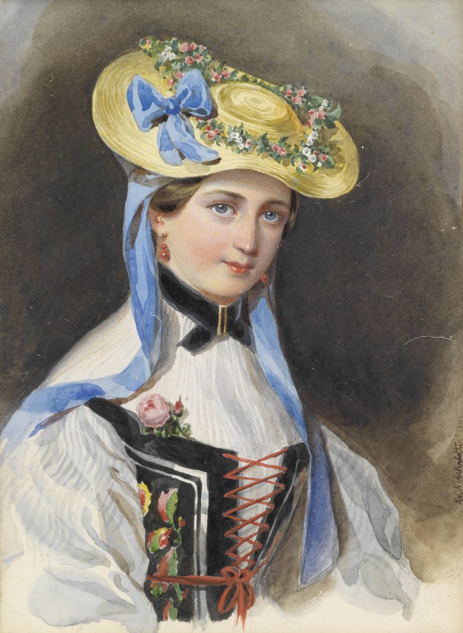 Prinzessin von Liechtenstein im Kostüm von Franz Xaver Winterhalter
