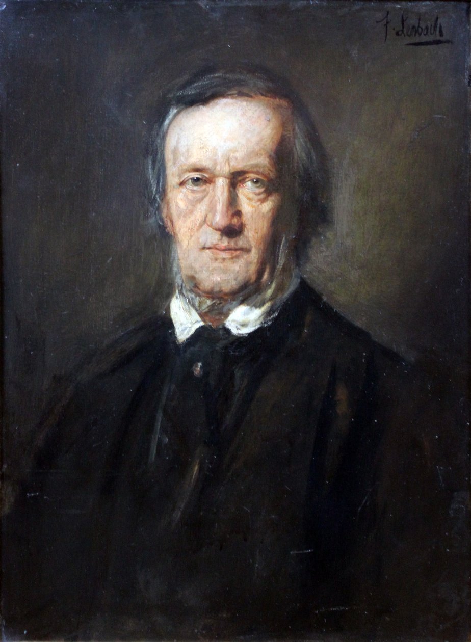 Porträt von Richard Wagner von Franz von Lenbach