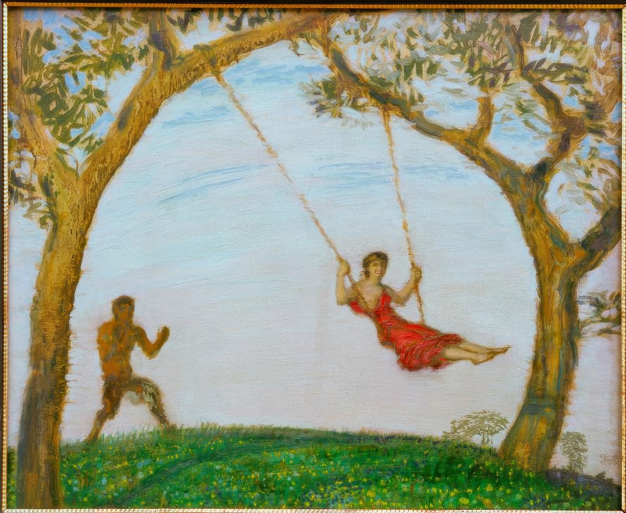 Die Schaukel von Franz von Stuck