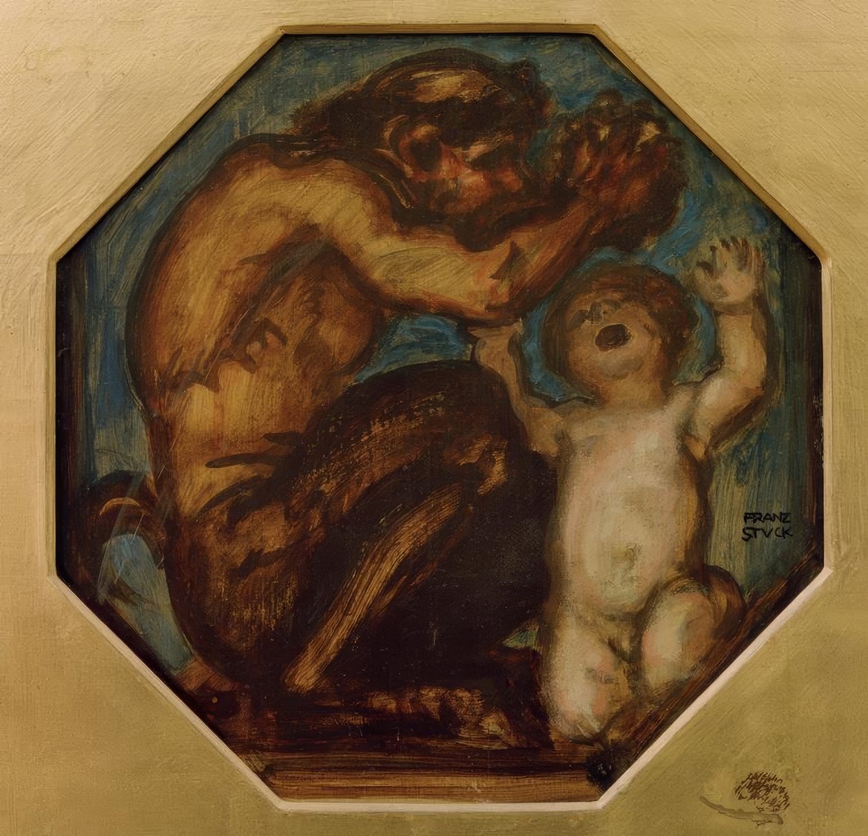 Faun und Bacchusknabe von Franz von Stuck