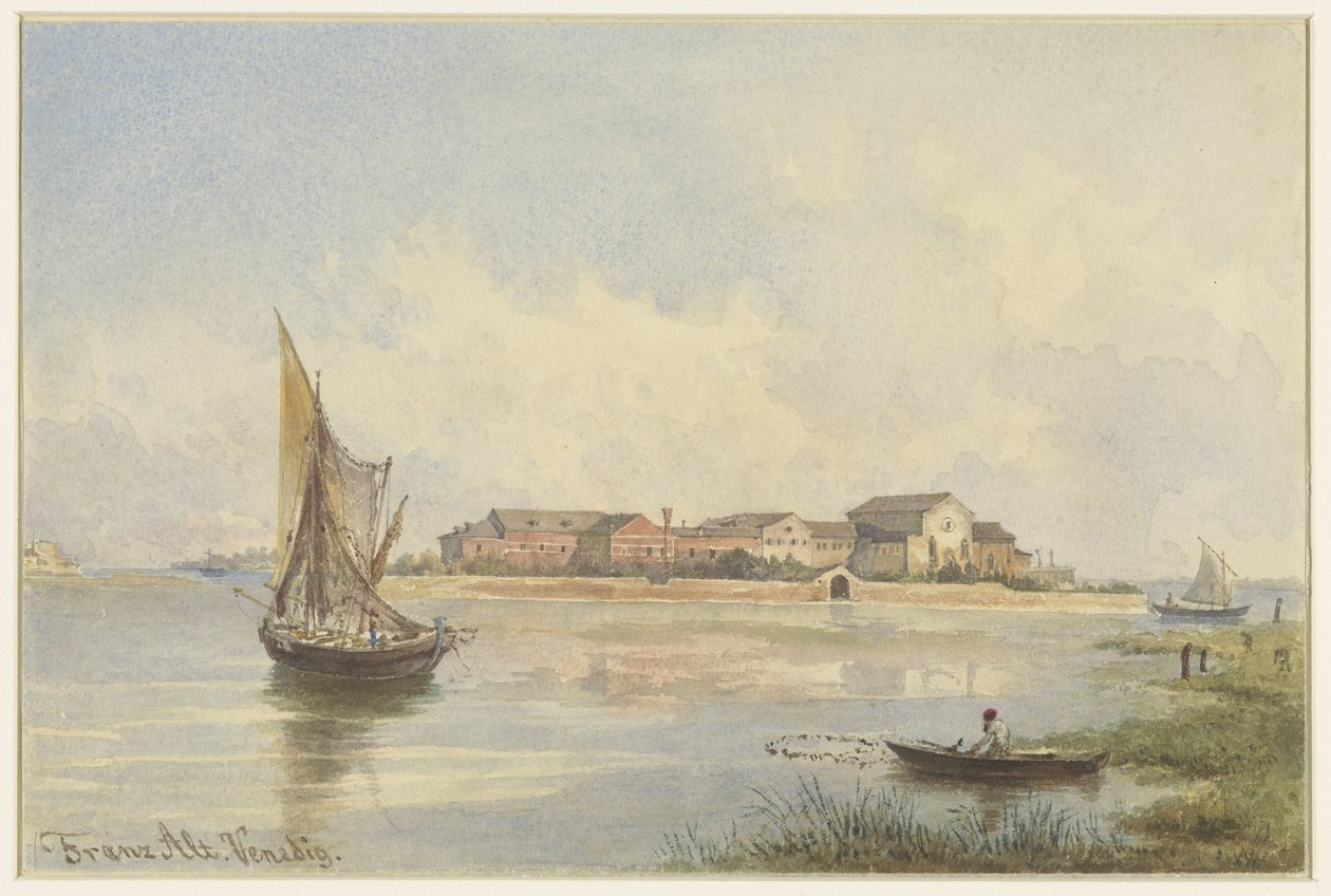 Ansicht der Lagune in Venedig von Franz Alt